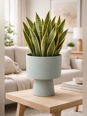 🌙 CC Indigo Oui large pedestal planter